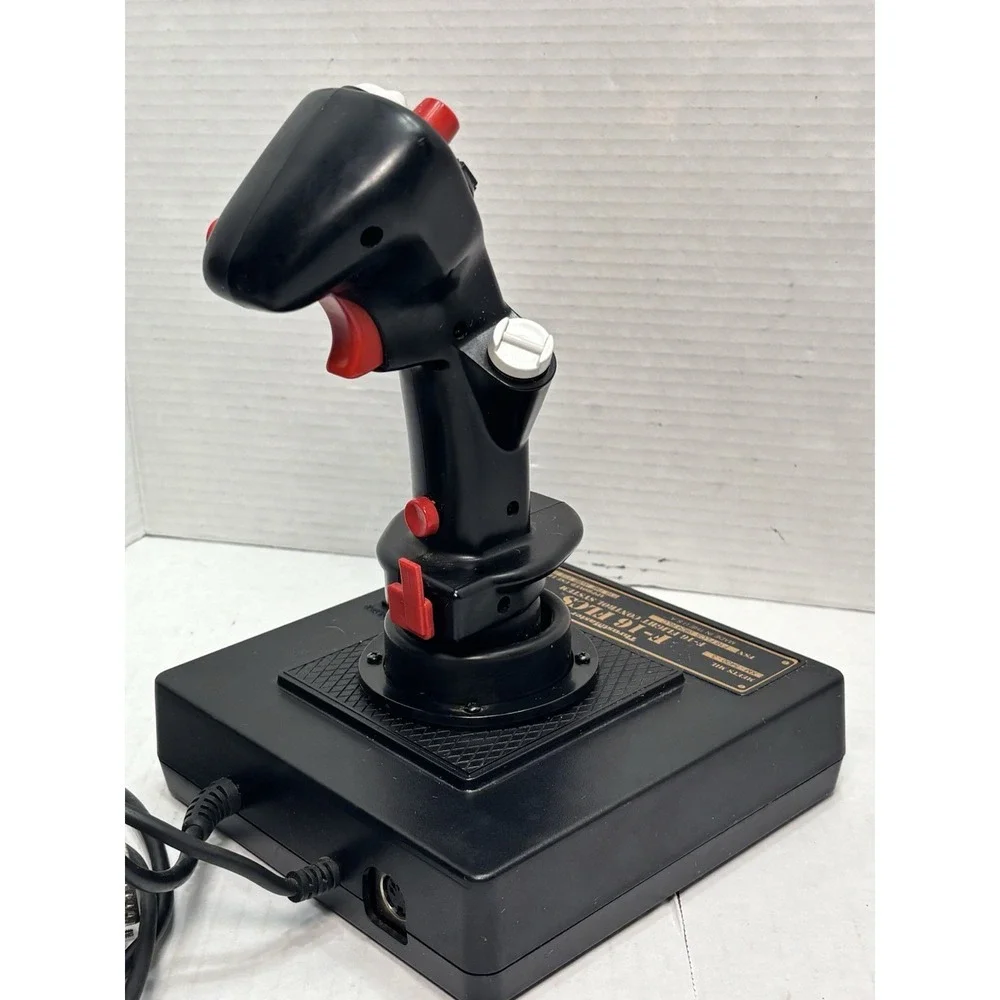 ThrustMaster F16 FLCS Flight Control System Joystick Vintage PC Gaming XM-5400-3